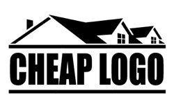 Cheap cookie-cutter logo